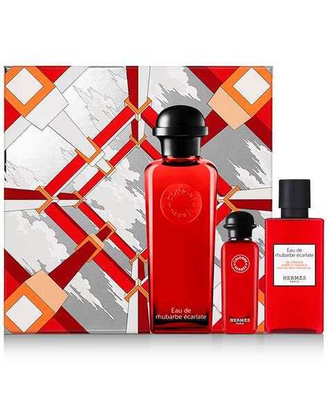 eau de rhubarbe hermes|hermes rhubarb gift set.